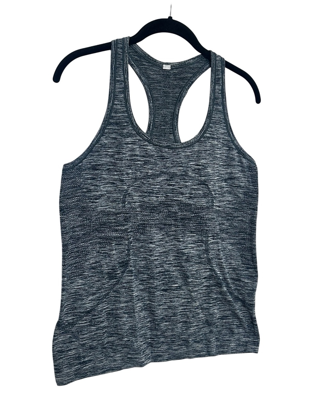 Lululemon Swiftly Tech Racerback Tank Top Size 10 Olive Green Gray Space Dye